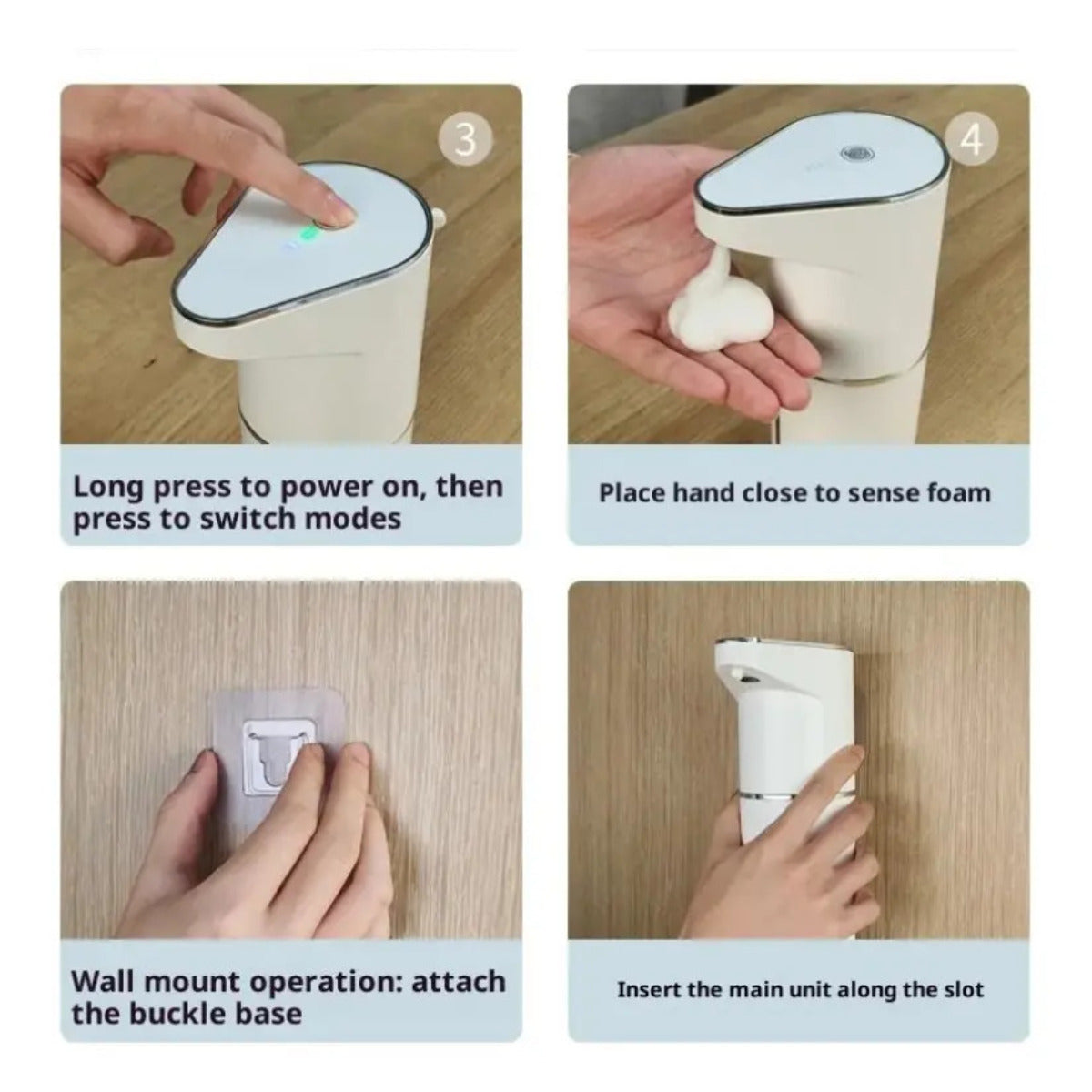 Automatic Touch Free Soap Dispenser For Travel And Home Use