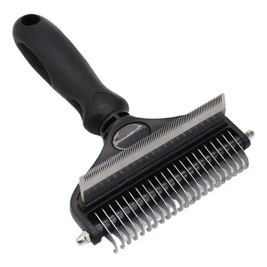 2-in-1 Professional Pet Grooming & Dematting Tool for Dogs and Cats