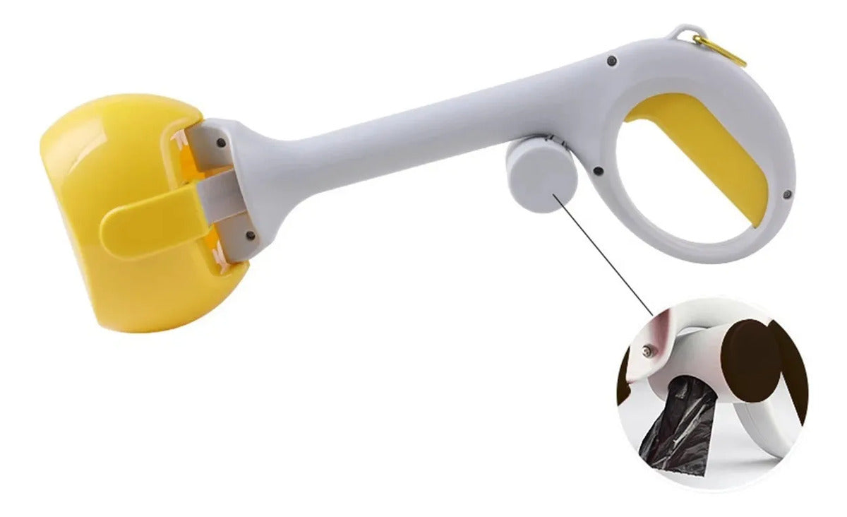 Portable Handheld Pet Pooper Scooper With Waste Bag