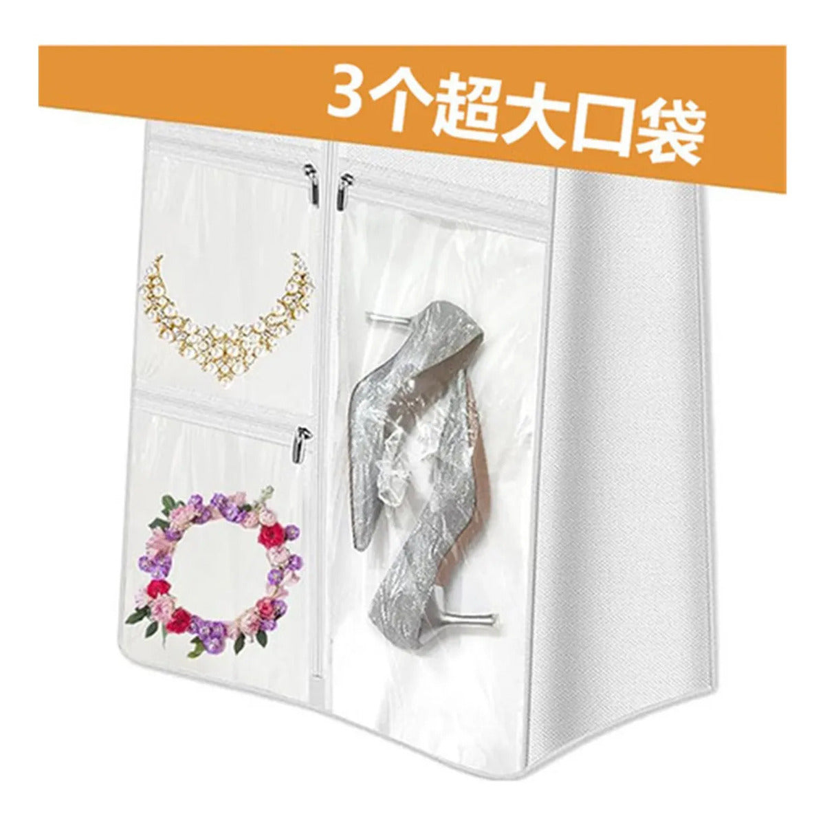 Multi-functional Extra-long Wedding Dress Dust Cover