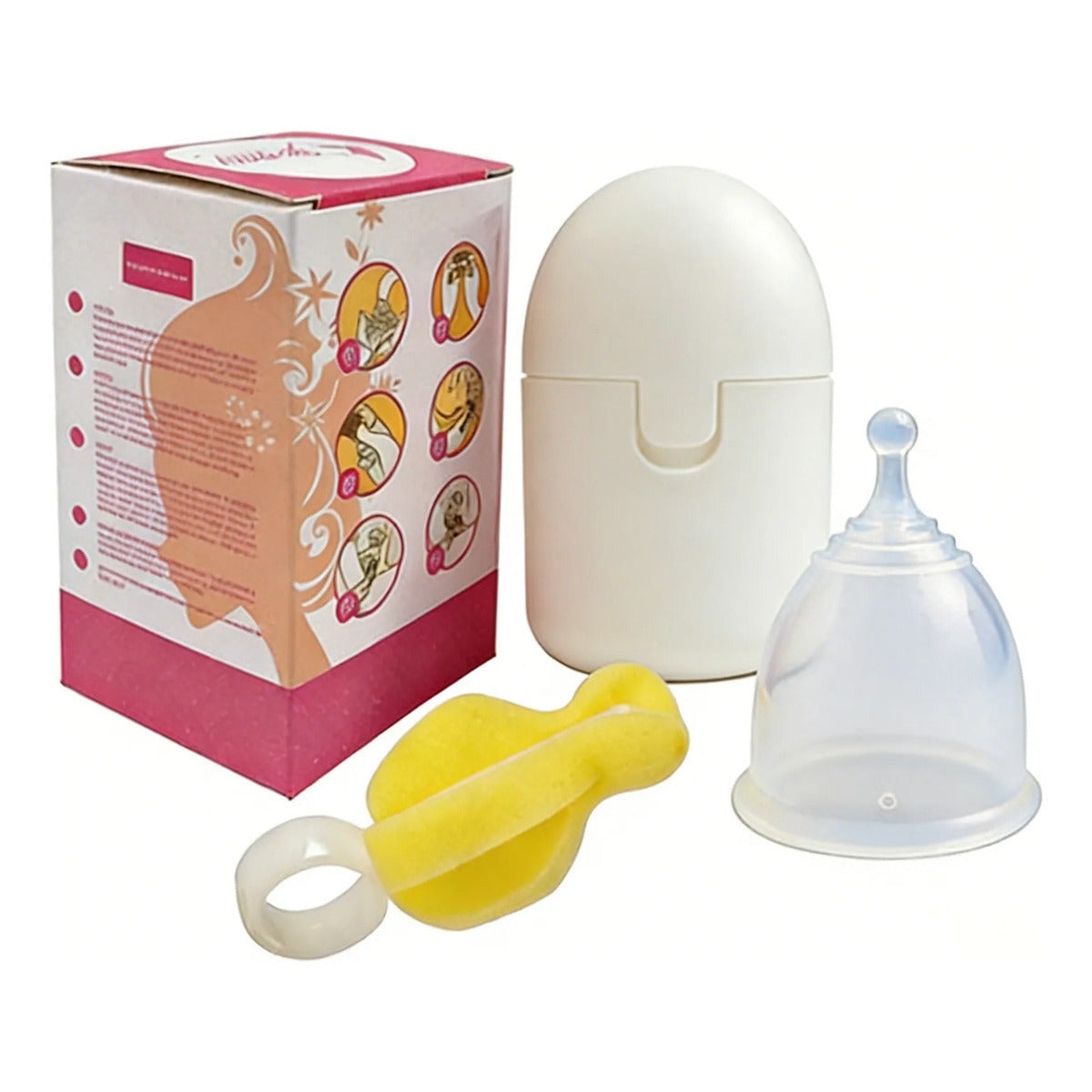 Medical-grade Silicone Menstrual Cup Set With Storage Case