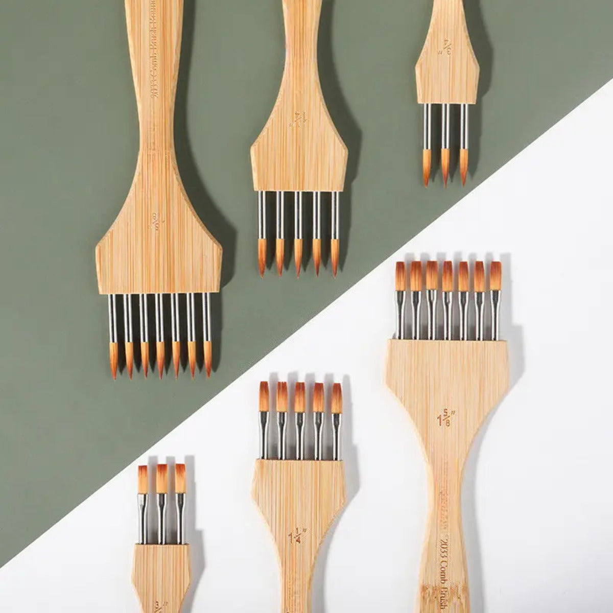 Multi Head Art Paintbrushes Set For Acrylic Painting