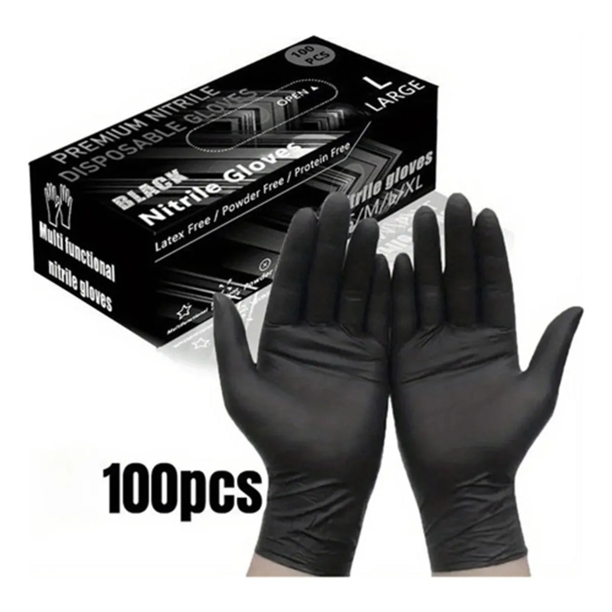 Premium Nitrile Disposable Gloves, Food-grade