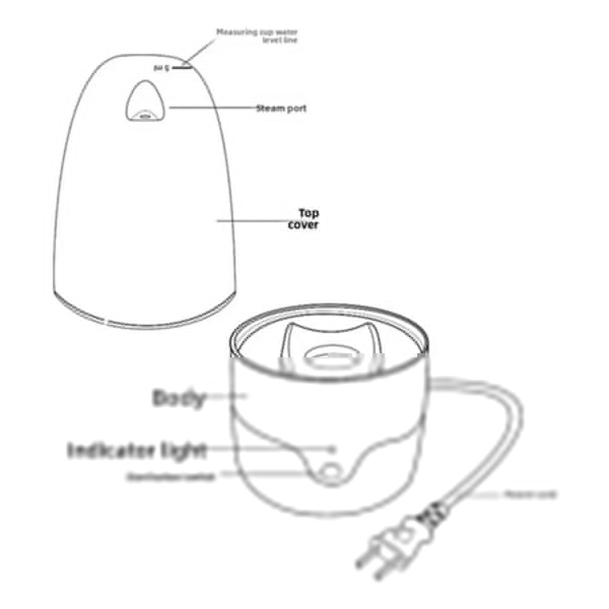 Menstrual Cup Steam Sterilizer 3-minute Rapid Sterilization