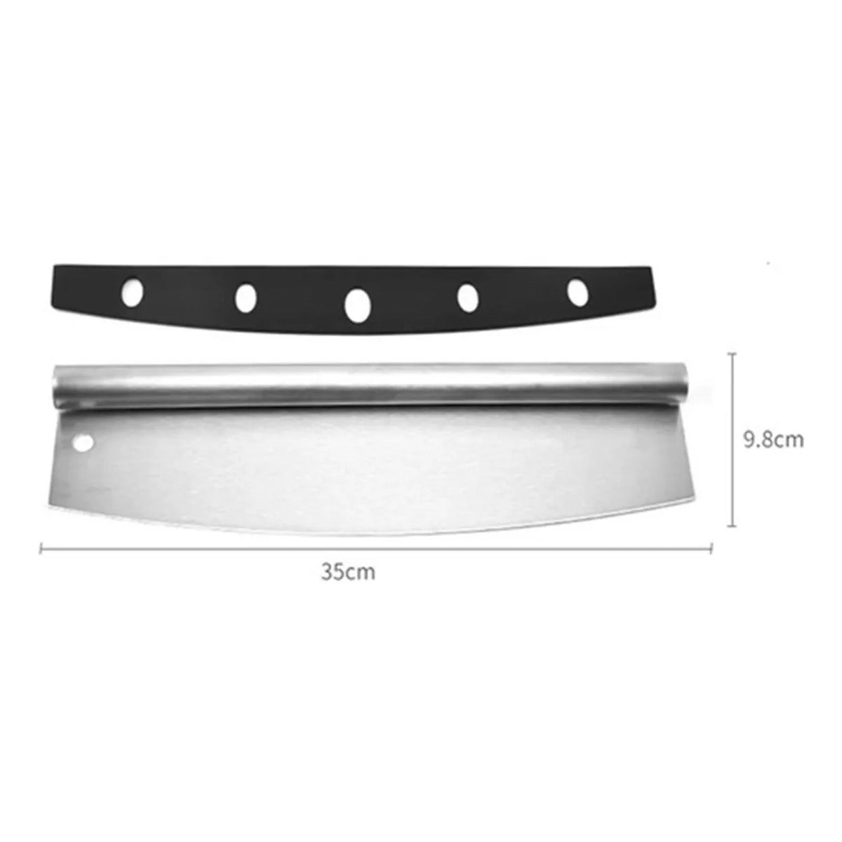 Stainless Steel Foldable Pizza Peel & Rocker Cutter Combo