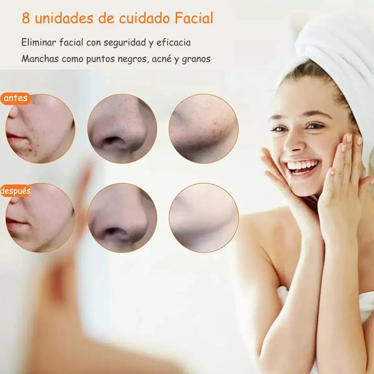 9-piece Blackhead Remover Kit With Metal Storage Case