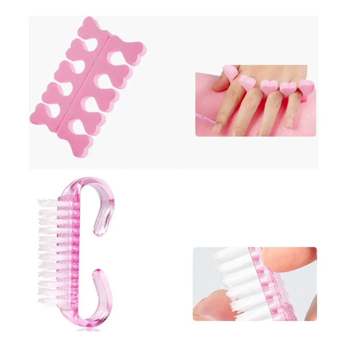 Professional 8-in-1 Rainbow Manicure & Pedicure Grooming Set