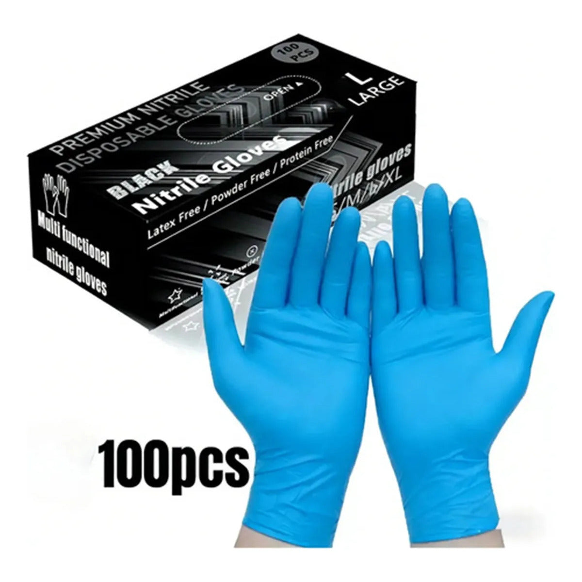 Premium Nitrile Disposable Gloves, Food-grade