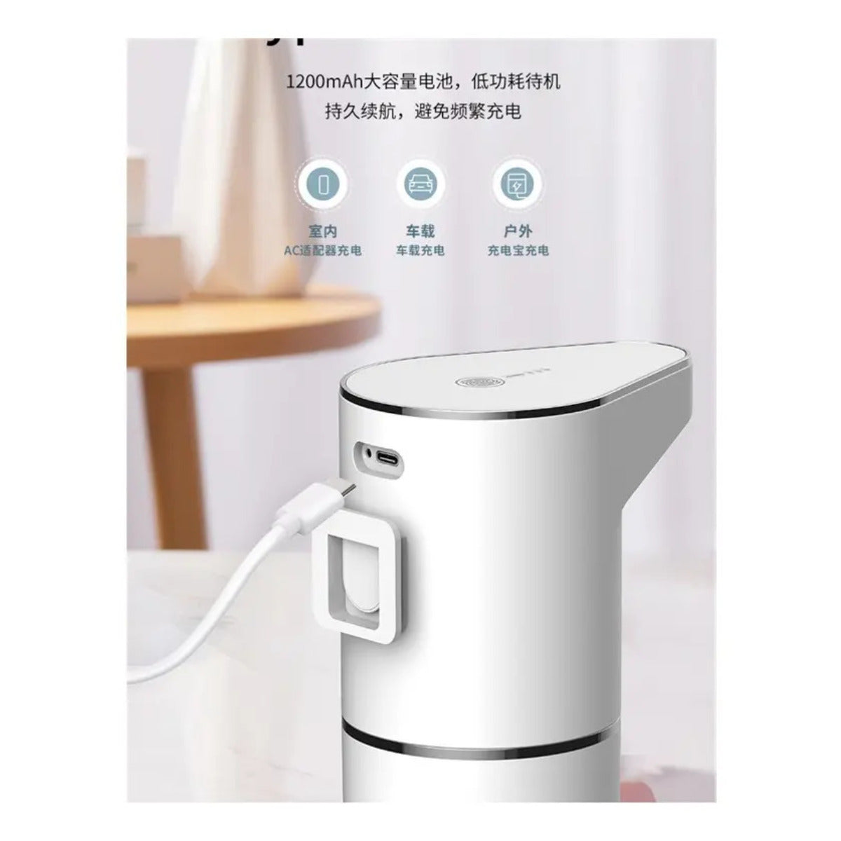 Automatic Touch Free Soap Dispenser For Travel And Home Use