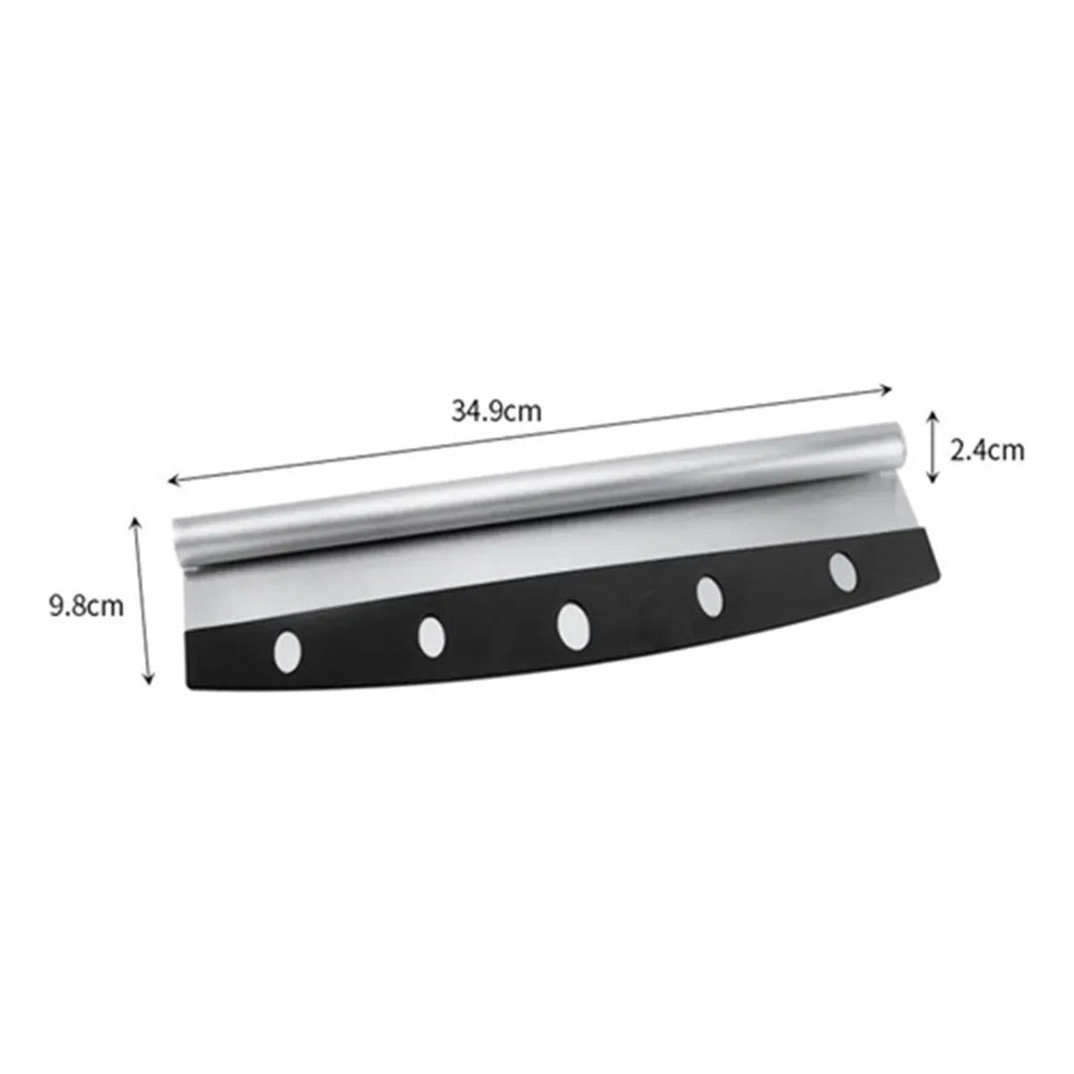 Stainless Steel Foldable Pizza Peel & Rocker Cutter Combo
