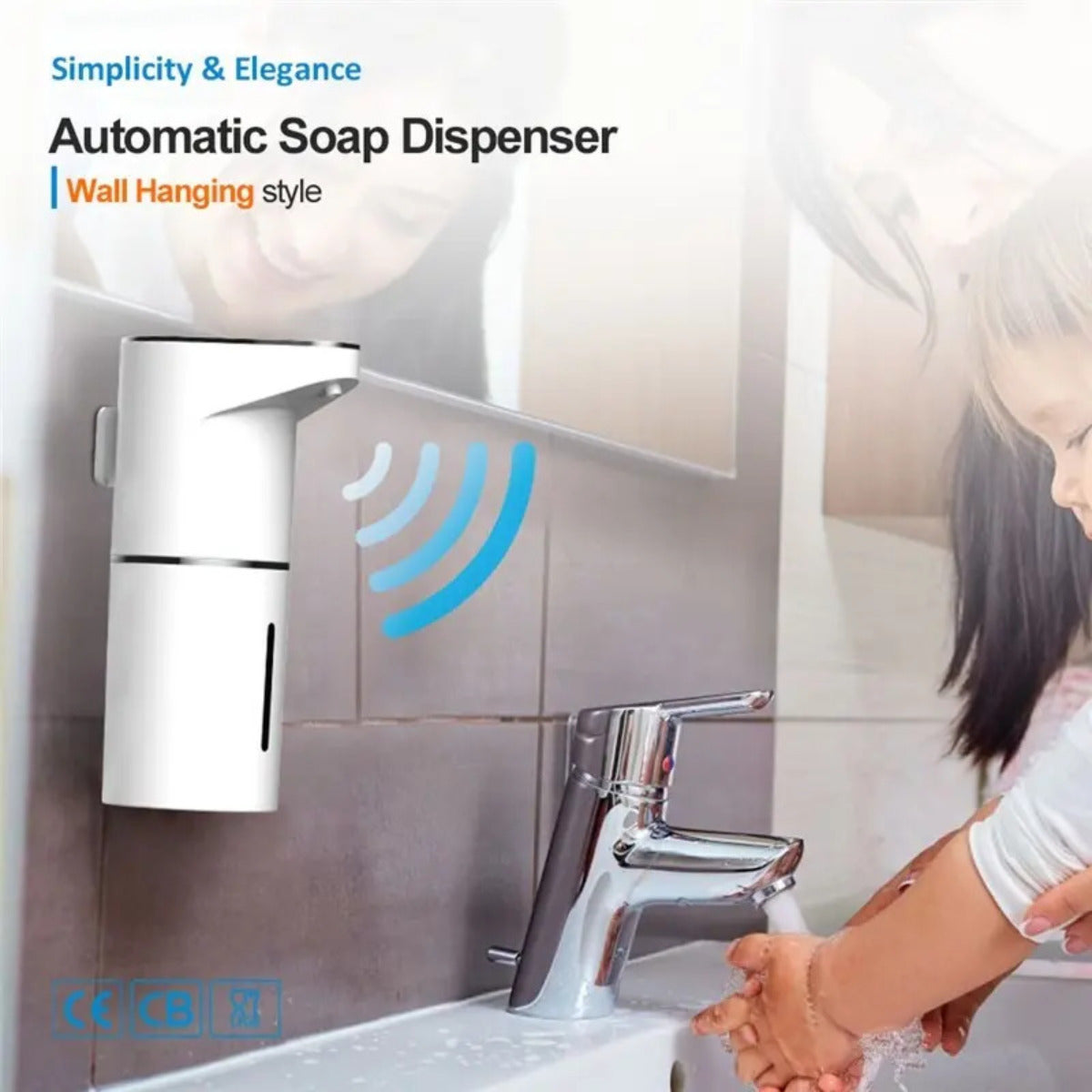 Automatic Touch Free Soap Dispenser For Travel And Home Use