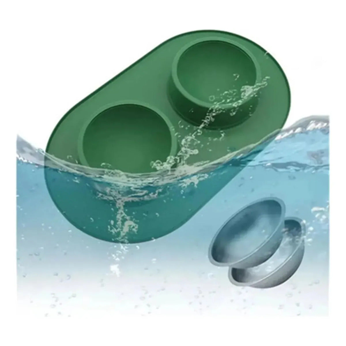 Pet Spill-proof Stainless Steel Double Bowl