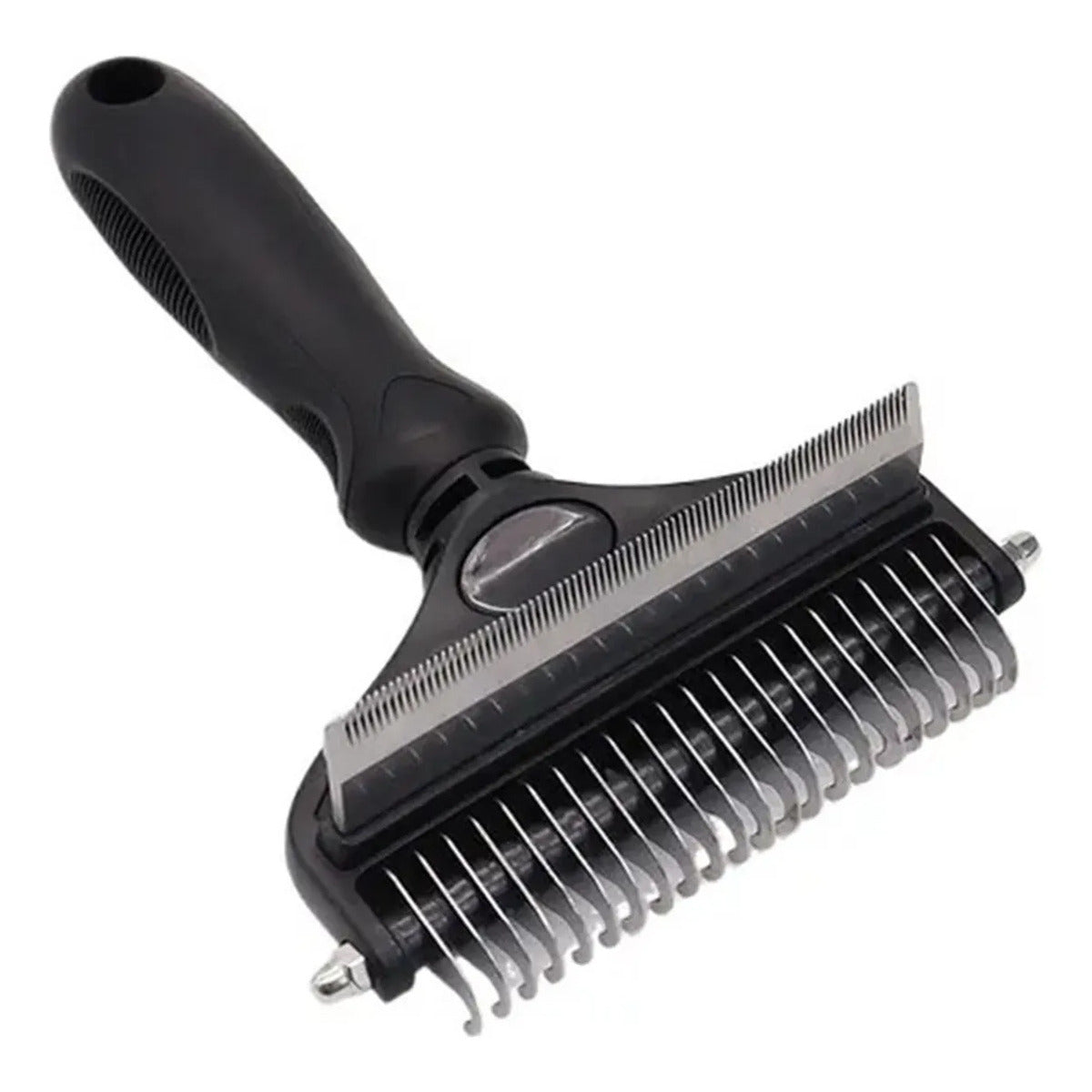 2-in-1 Professional Pet Grooming & Dematting Tool for Dogs and Cats