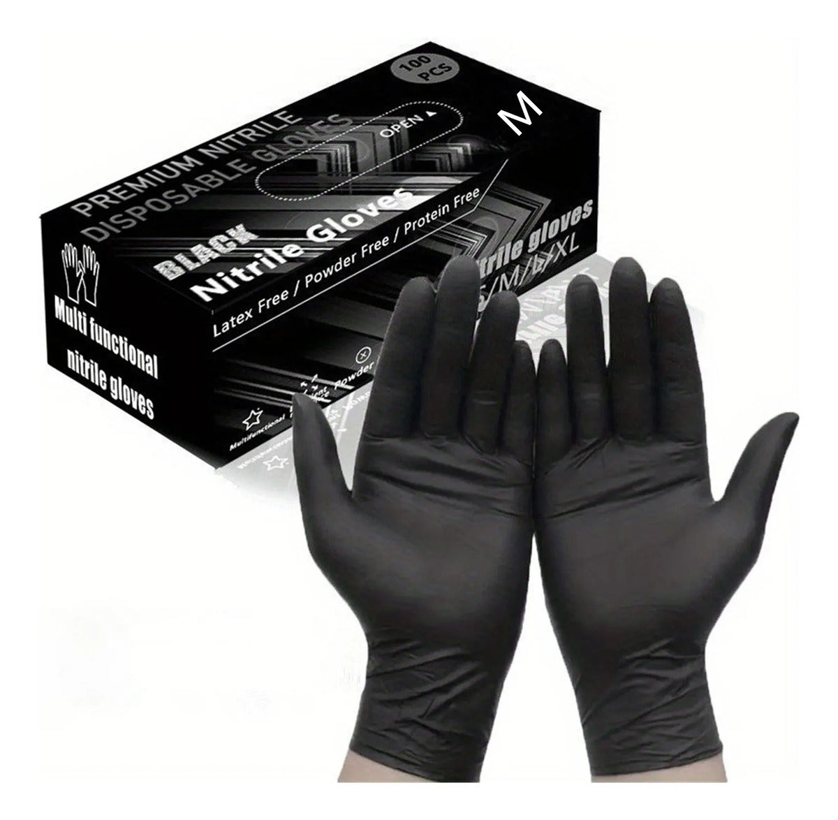 Premium Nitrile Disposable Gloves, Food-grade