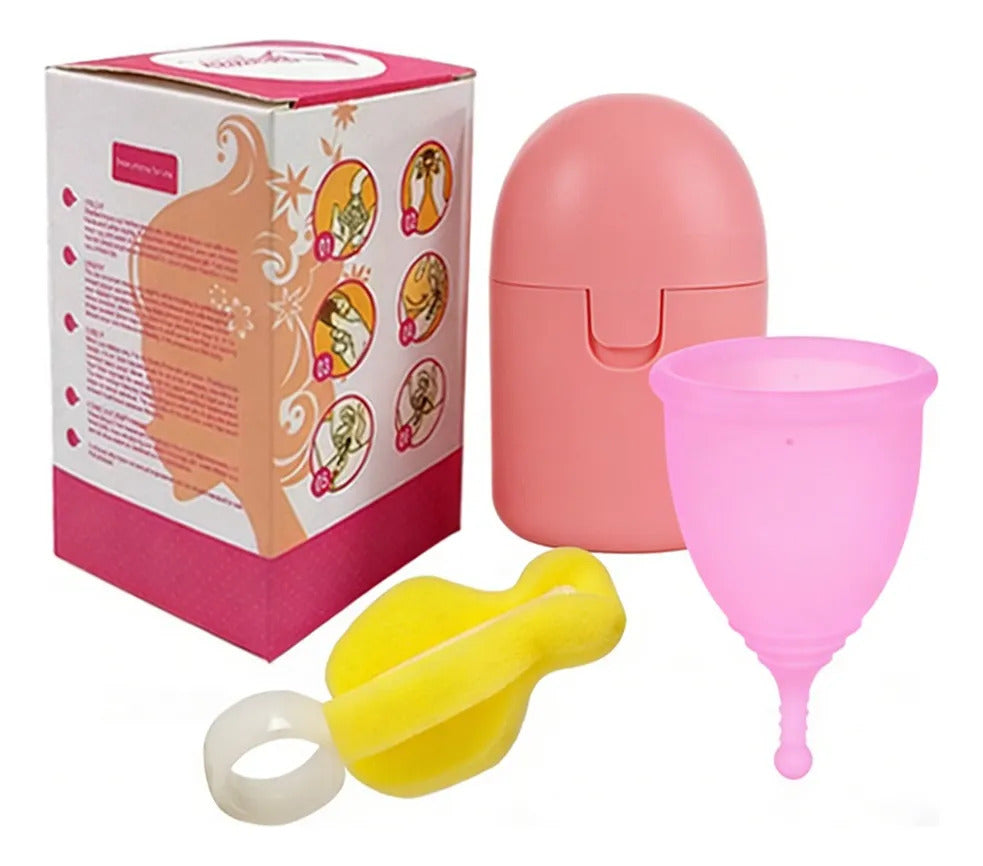 Medical-grade Silicone Menstrual Cup Set With Storage Case