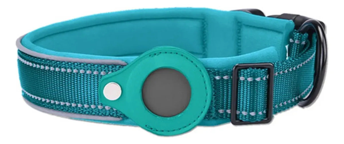 Integrated Dog Collar - Reflective Heavy-duty Nylon Collar