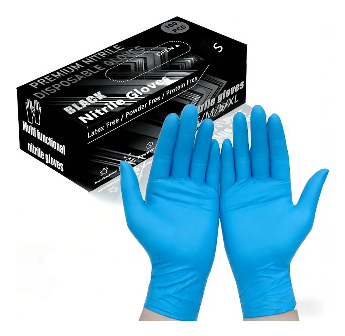 Premium Nitrile Disposable Gloves, Food-grade
