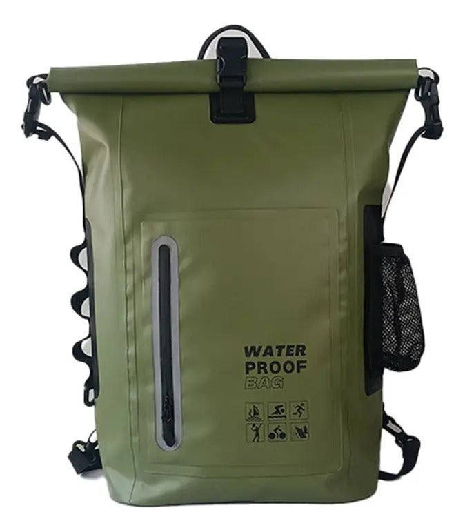 Heavy-duty Roll-top Waterproof Dry Bag Backpack