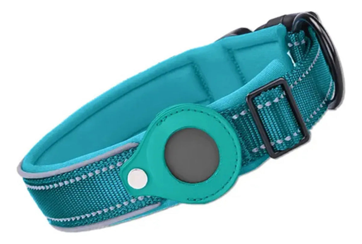 Integrated Dog Collar - Reflective Heavy-duty Nylon Collar