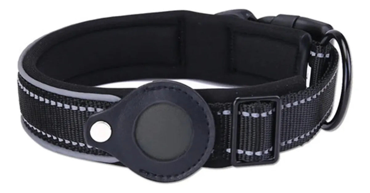 Integrated Dog Collar - Reflective Heavy-duty Nylon Collar
