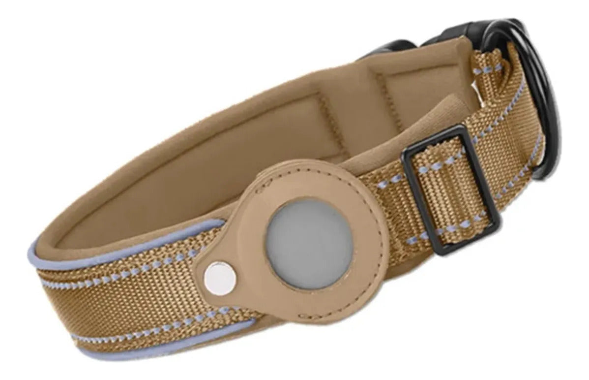 Integrated Dog Collar - Reflective Heavy-duty Nylon Collar