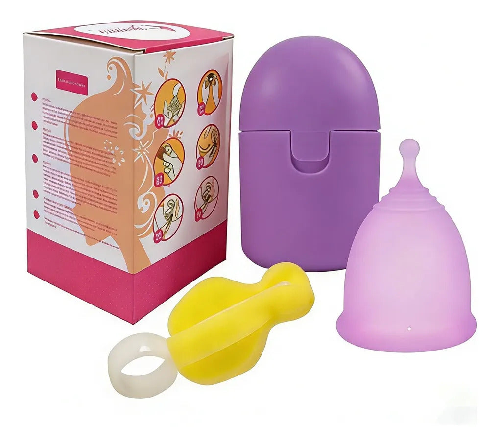 Medical-grade Silicone Menstrual Cup Set With Storage Case