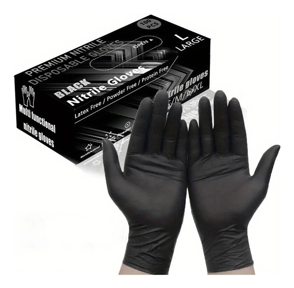 Premium Nitrile Disposable Gloves, Food-grade