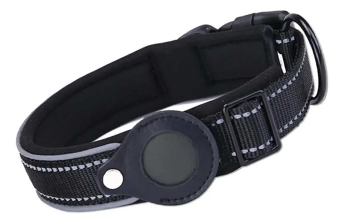 Integrated Dog Collar - Reflective Heavy-duty Nylon Collar
