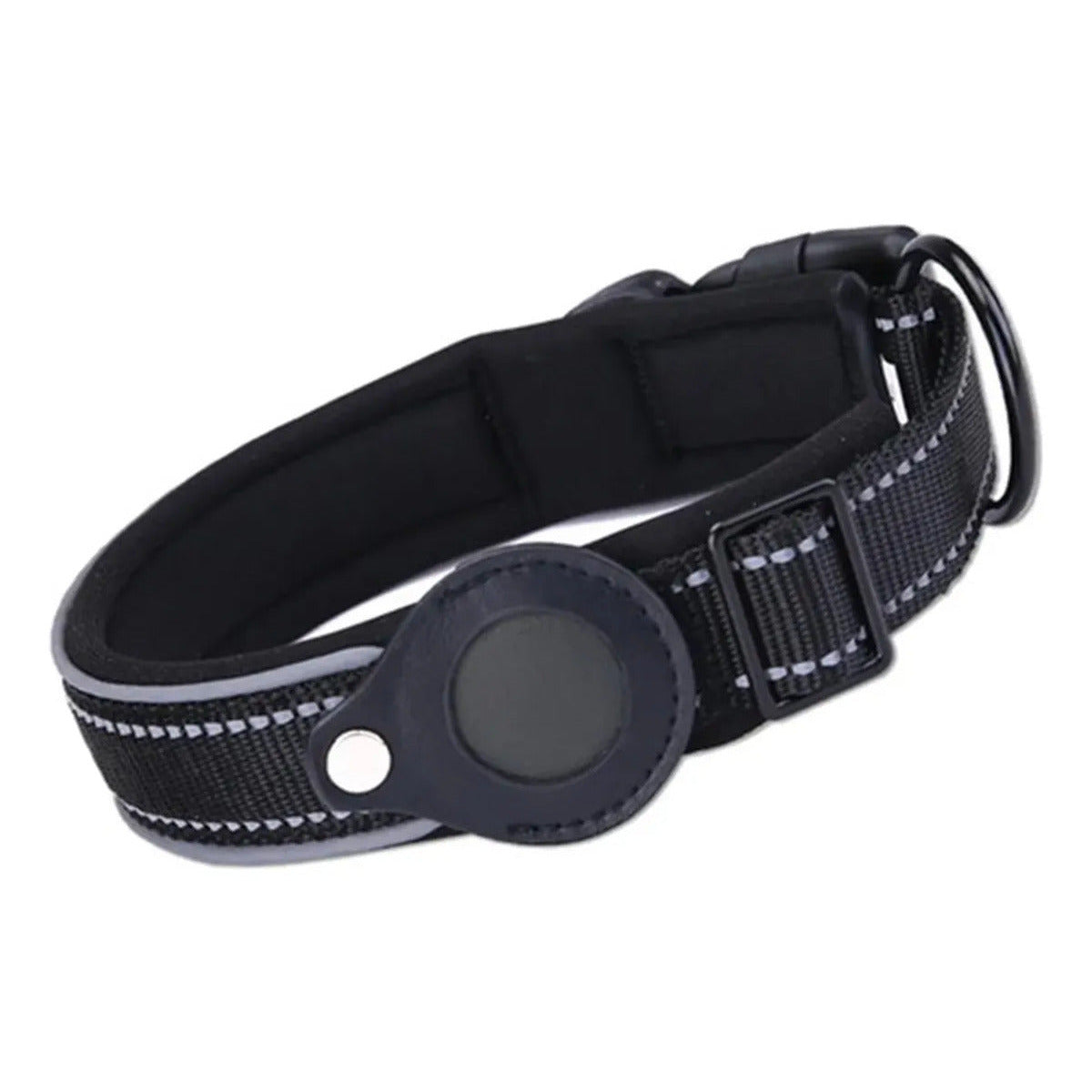 Integrated Dog Collar - Reflective Heavy-duty Nylon Collar