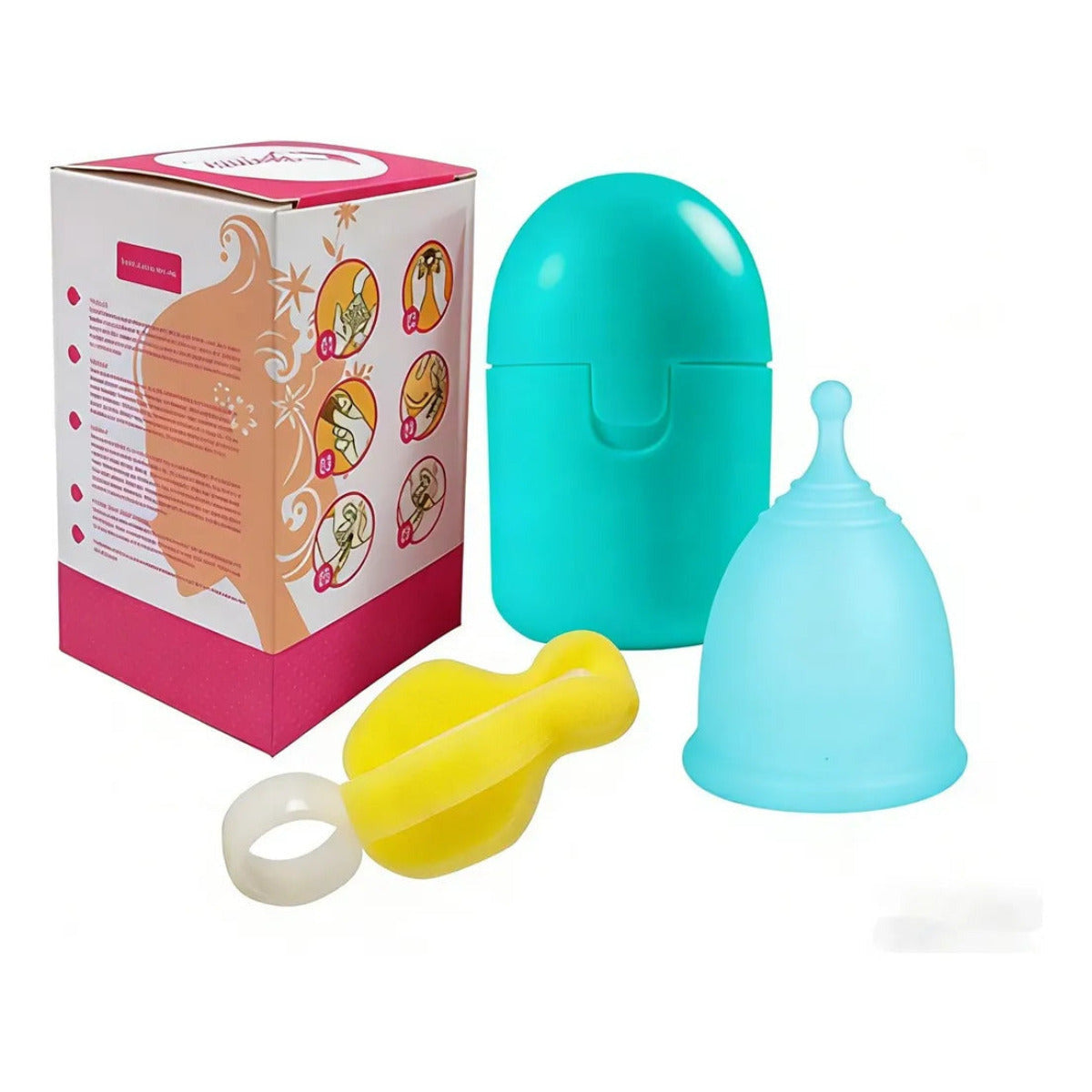 Medical-grade Silicone Menstrual Cup Set With Storage Case