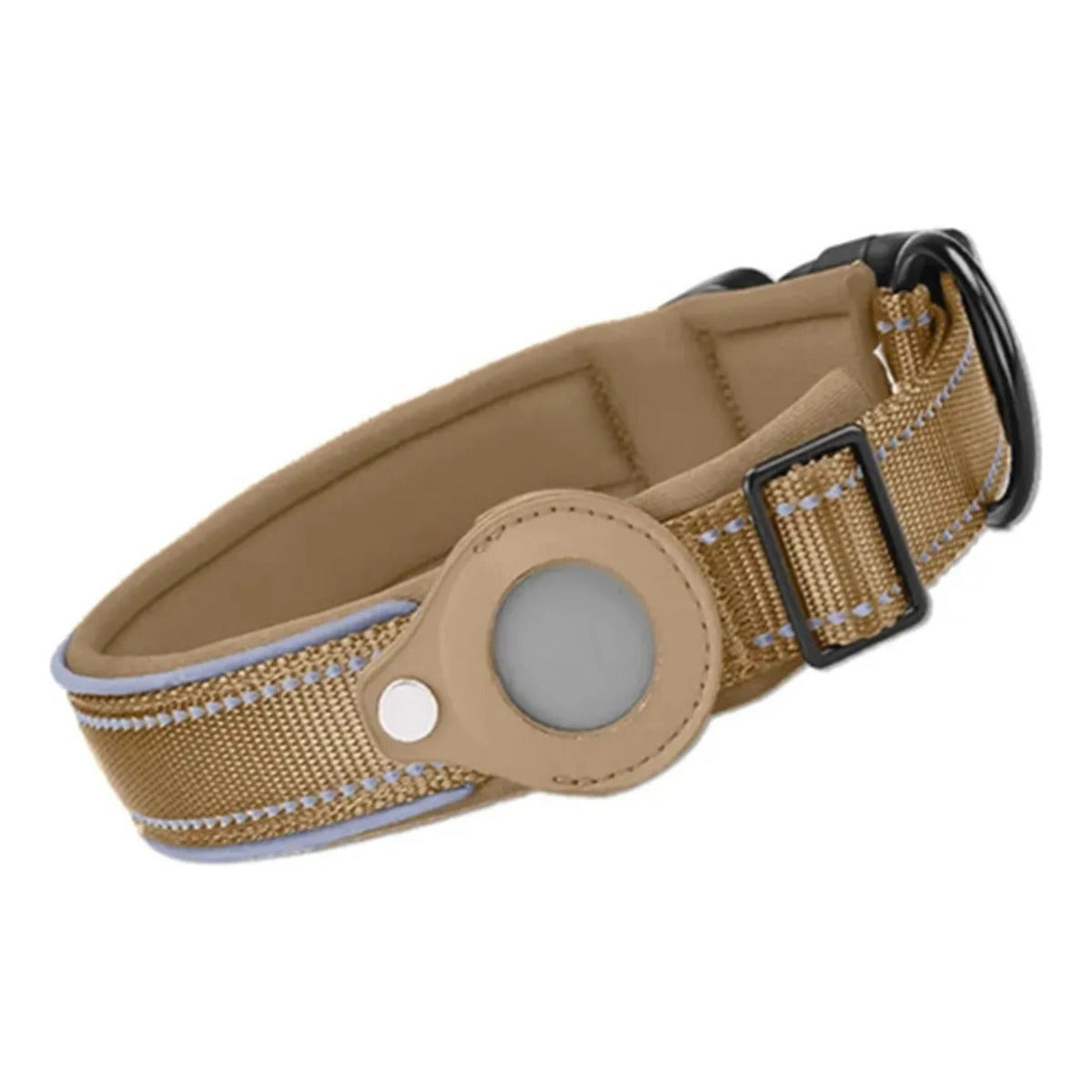 Integrated Dog Collar - Reflective Heavy-duty Nylon Collar