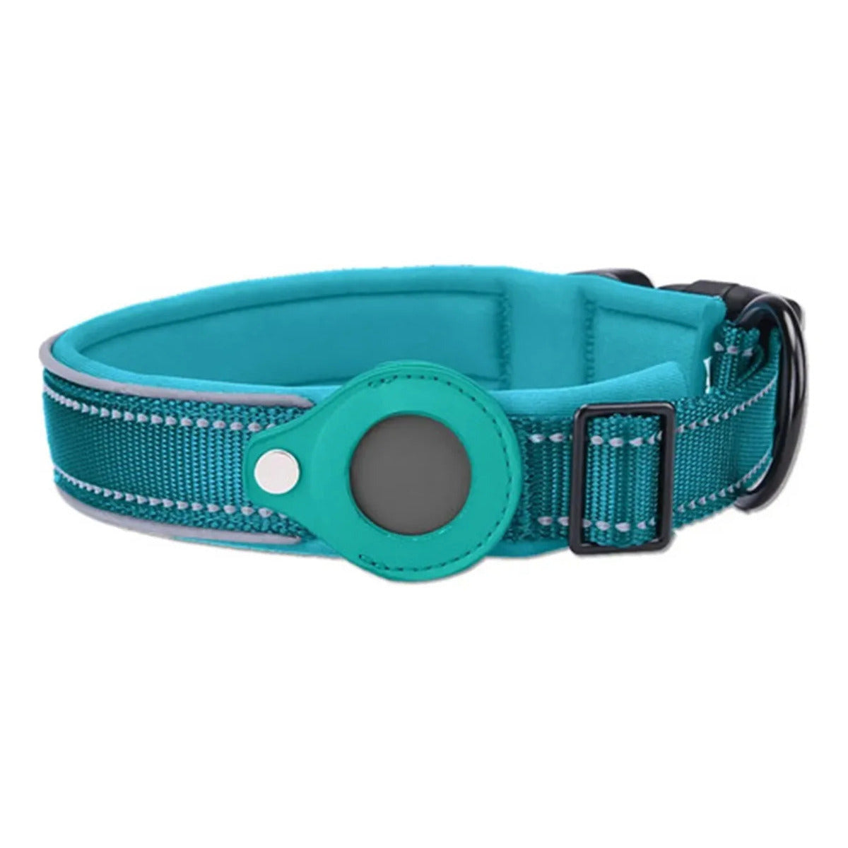 Integrated Dog Collar - Reflective Heavy-duty Nylon Collar