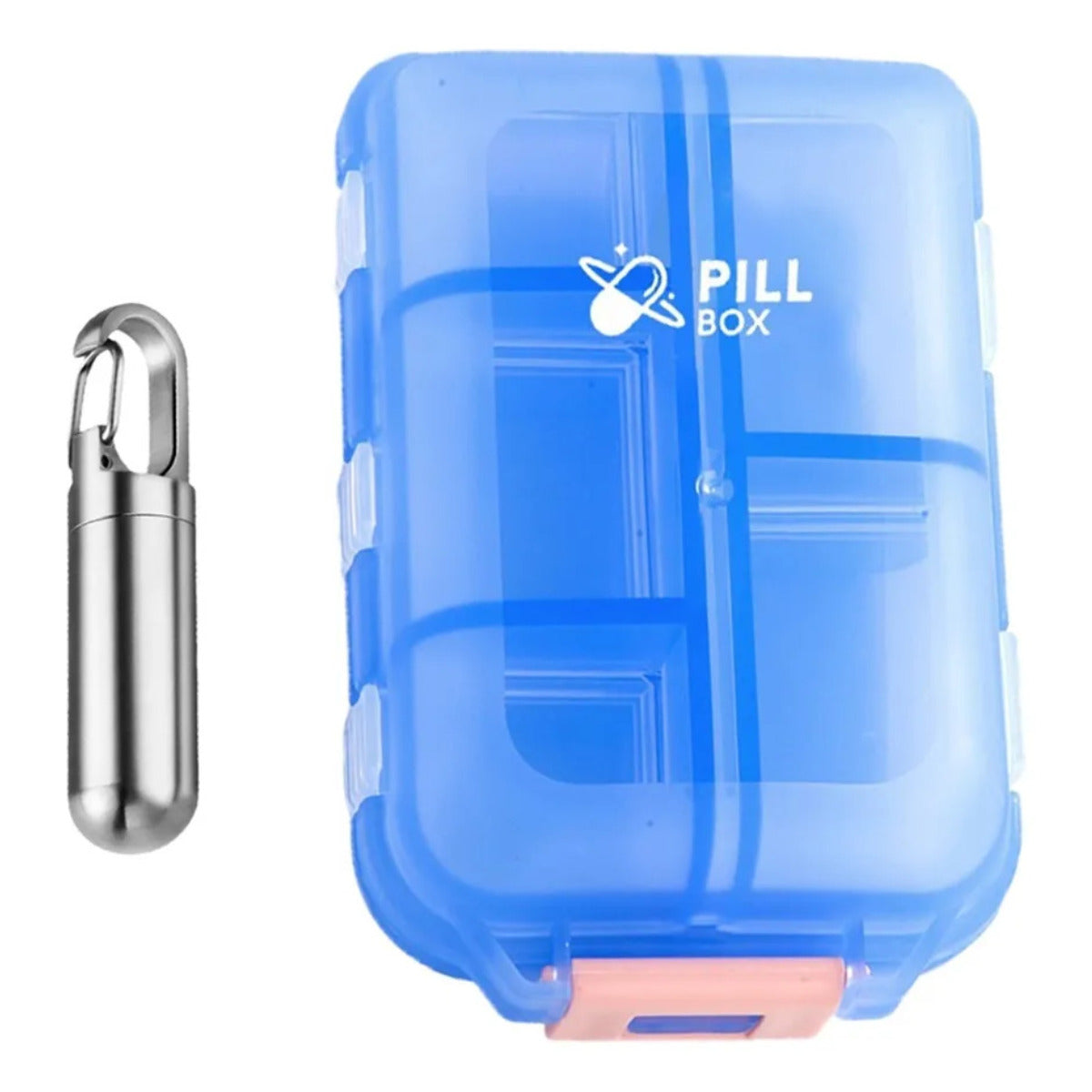 Emergency Medicine Capsule 6 Compartment Pill Organizer Set
