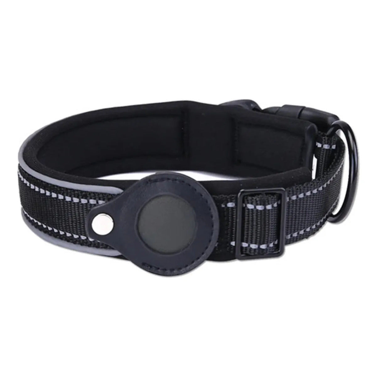 Integrated Dog Collar - Reflective Heavy-duty Nylon Collar