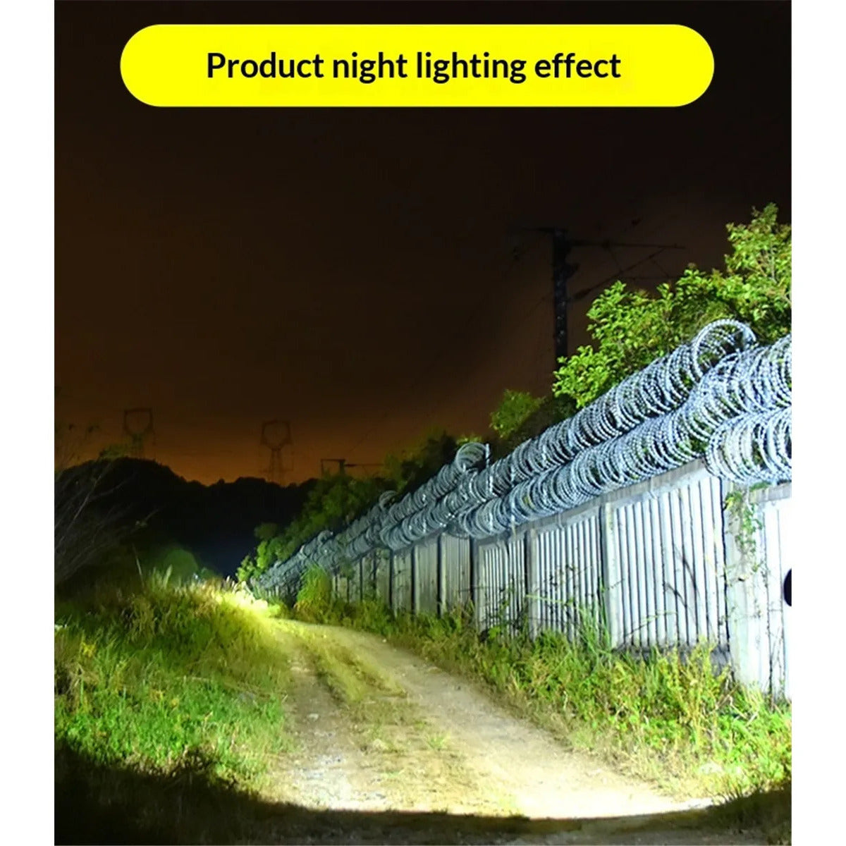 2pcs 5-led Rechargeable Headlamp Waterproof Outdoor Light