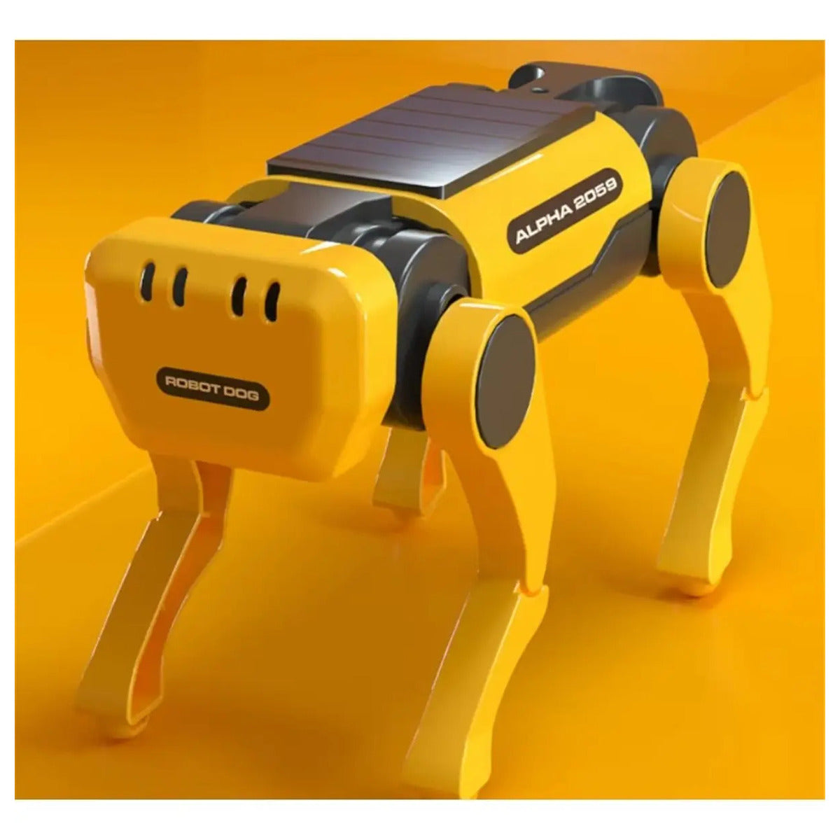 Solar Electric Mechanical Dog Stem Educational Robot Kit