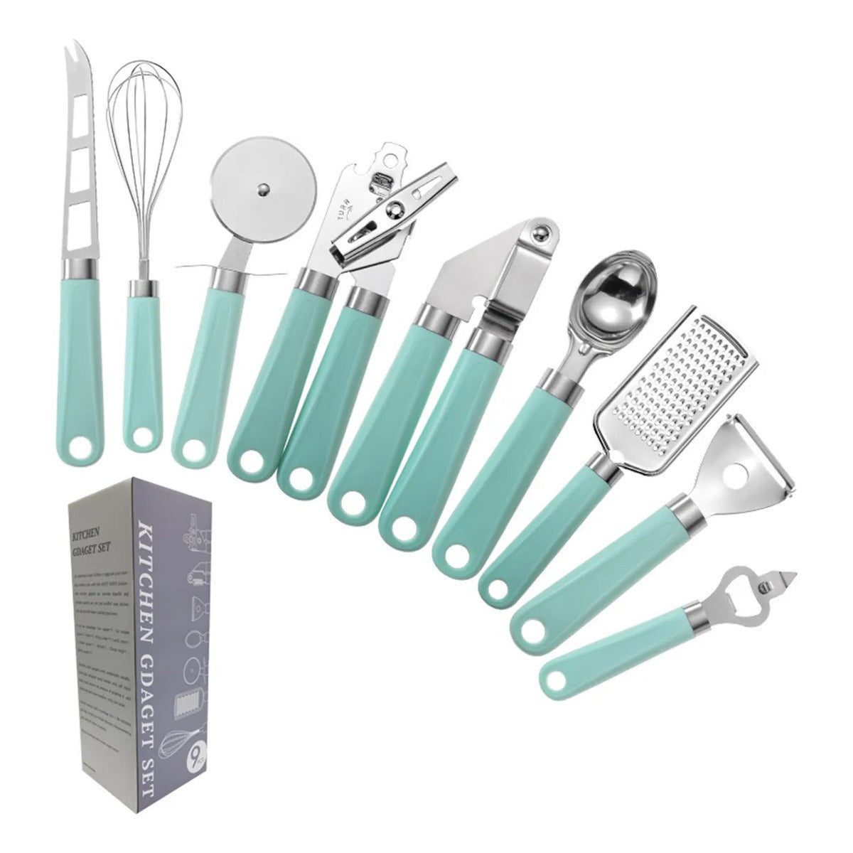 9-piece Premium Stainless Steel Kitchen Gadget Set