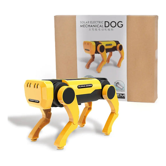 Solar Electric Mechanical Dog Stem Educational Robot Kit