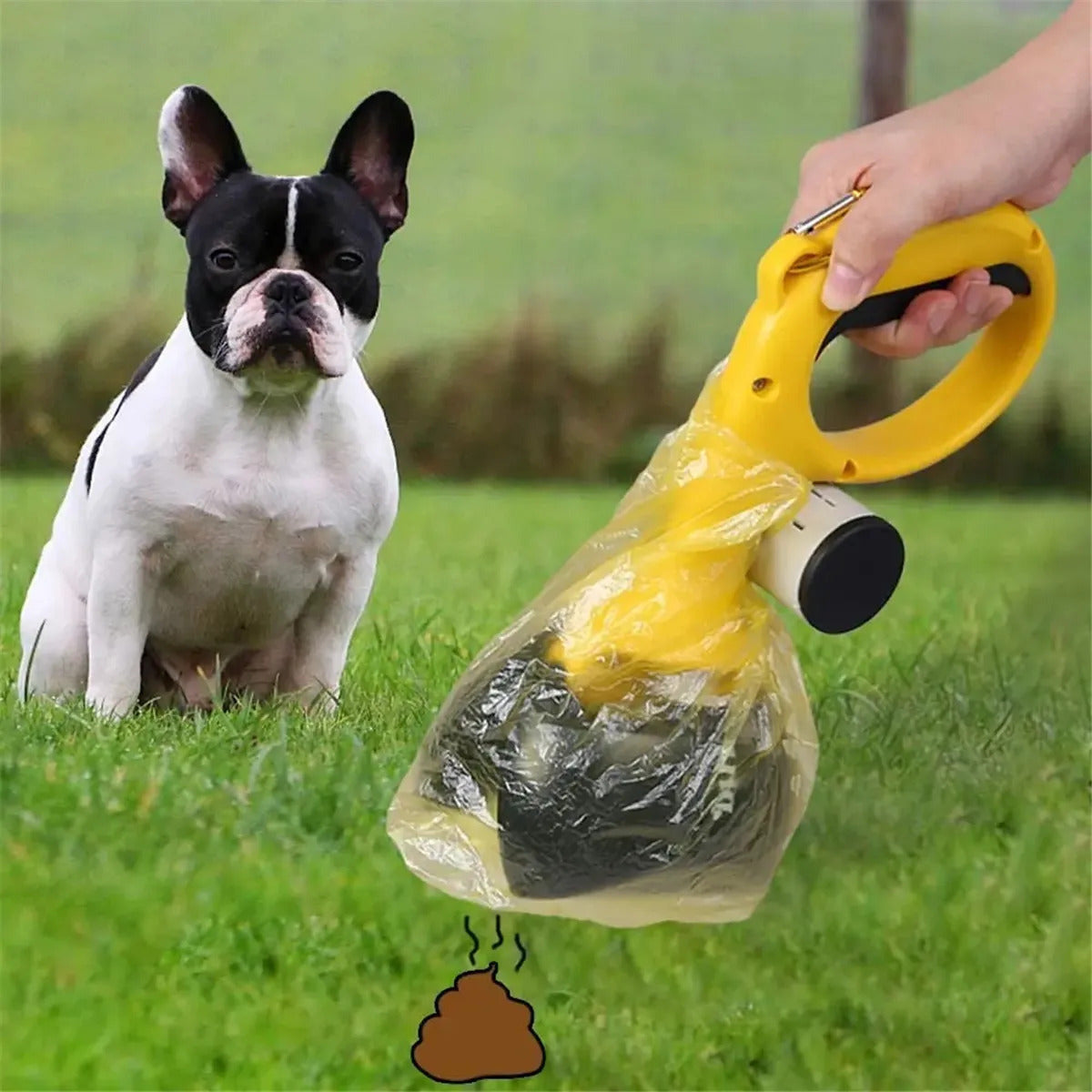 Portable Handheld Pet Pooper Scooper With Waste Bag
