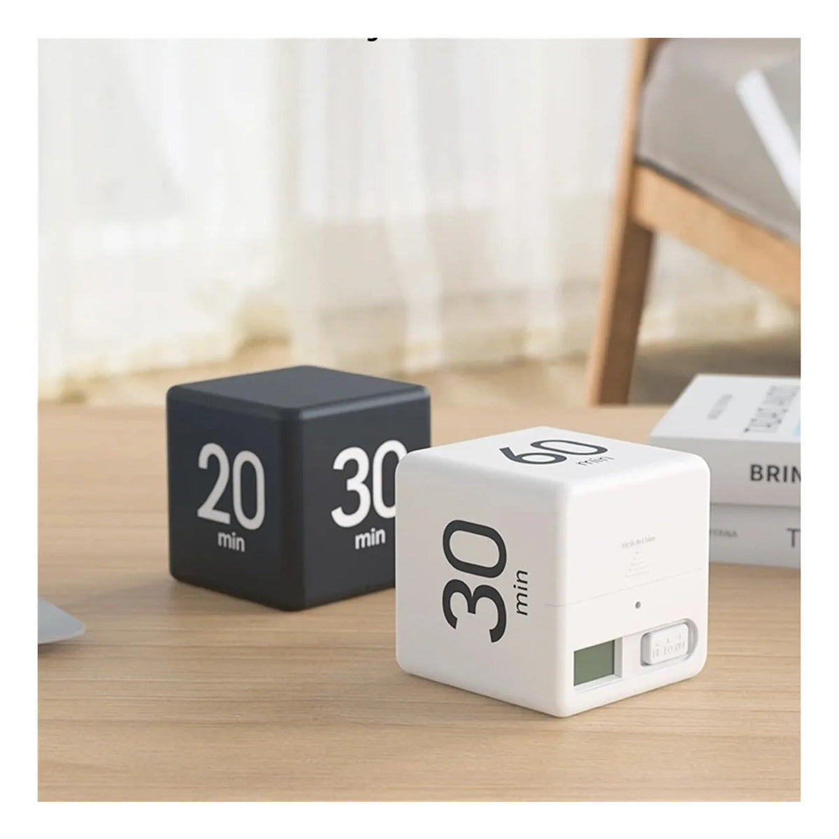 Gravity Sensing Flip Cube Timer - Digital Pomodoro Timer